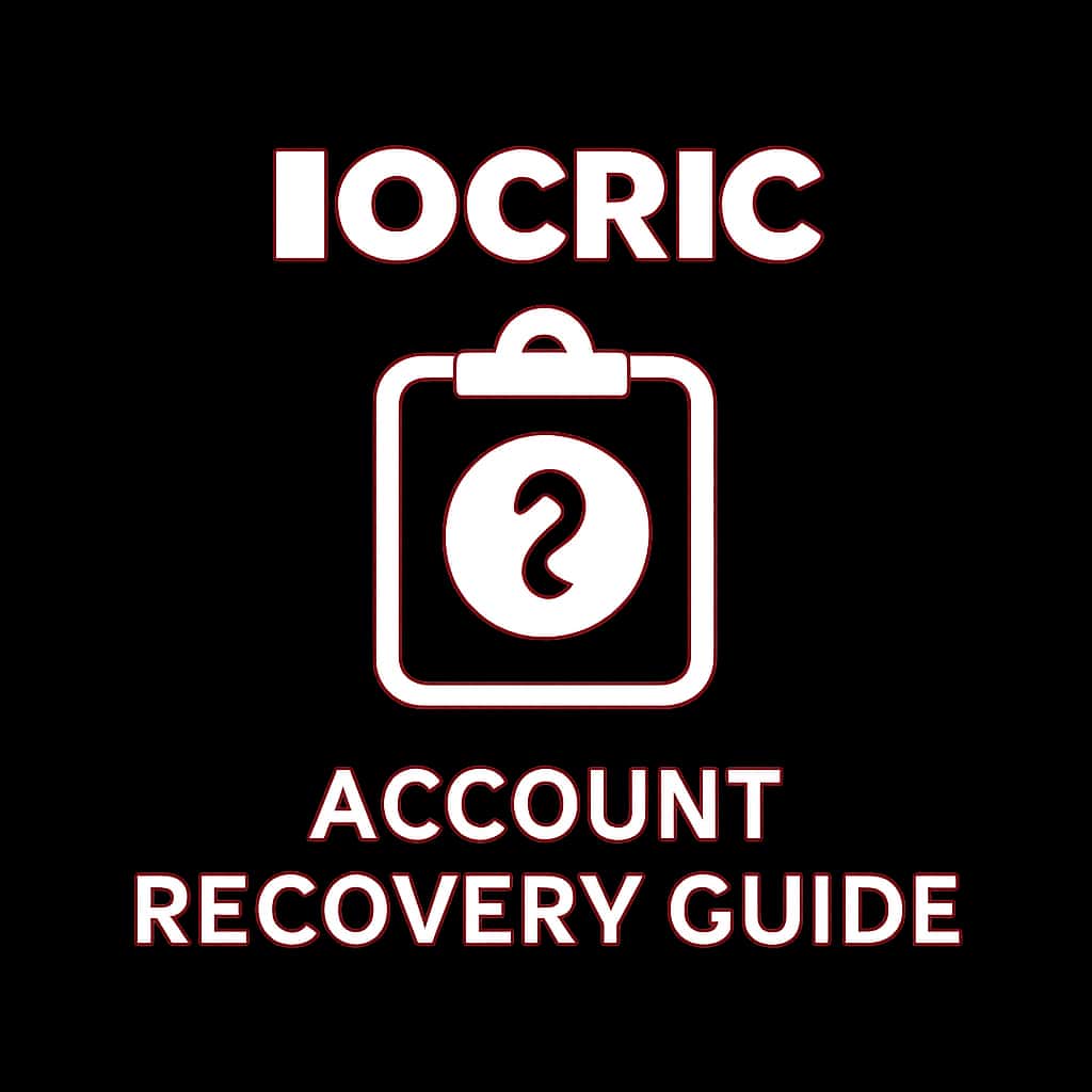 A simple icon depicting the 10Cric Account Recovery Guide.
