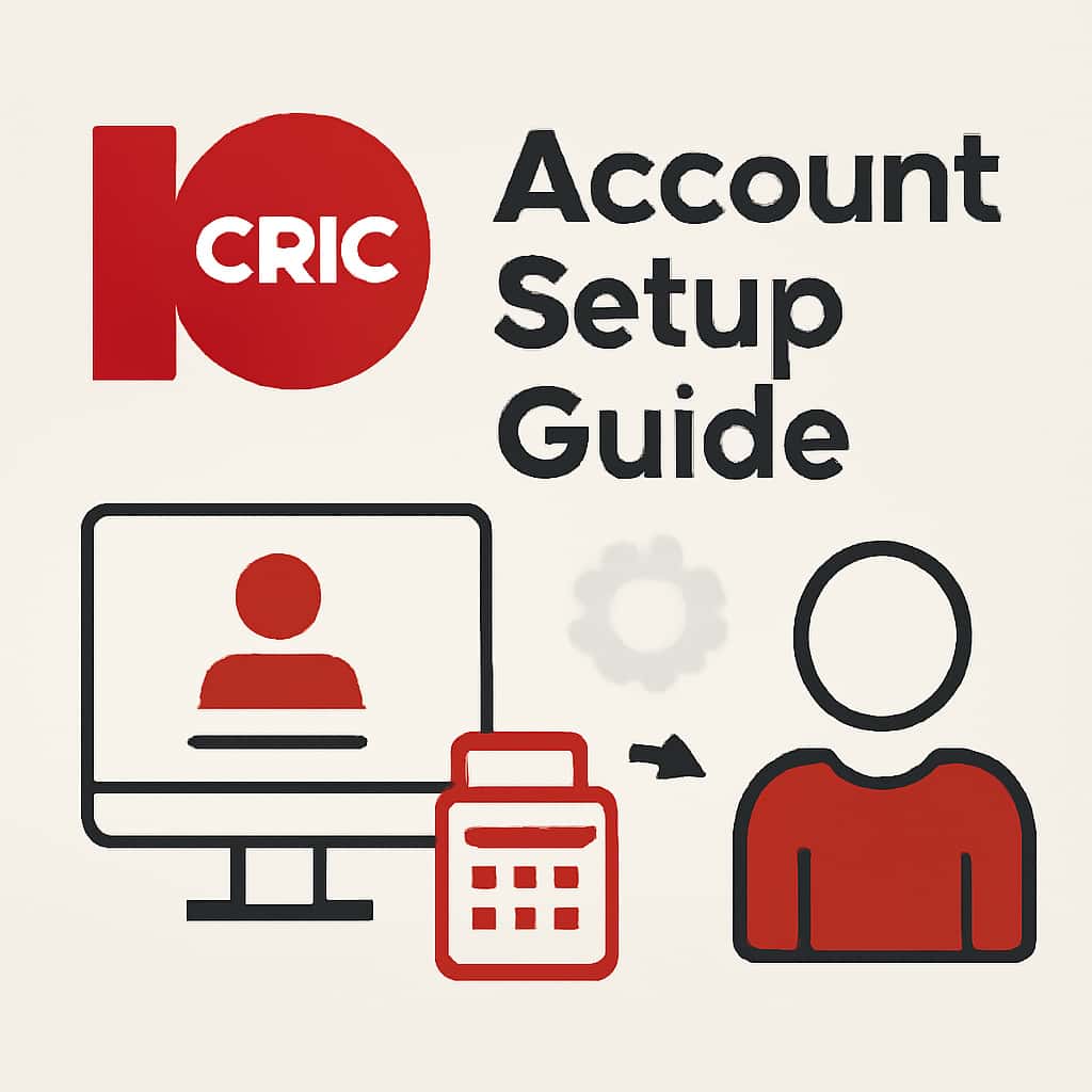 An educational diagram related to the 10Cric Account Setup Guide.