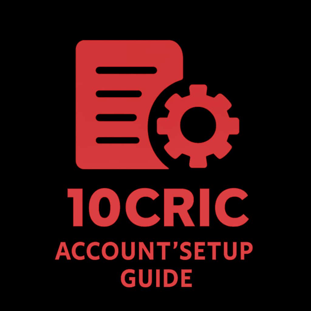 A professional badge illustrating the 10Cric Account Setup Guide.