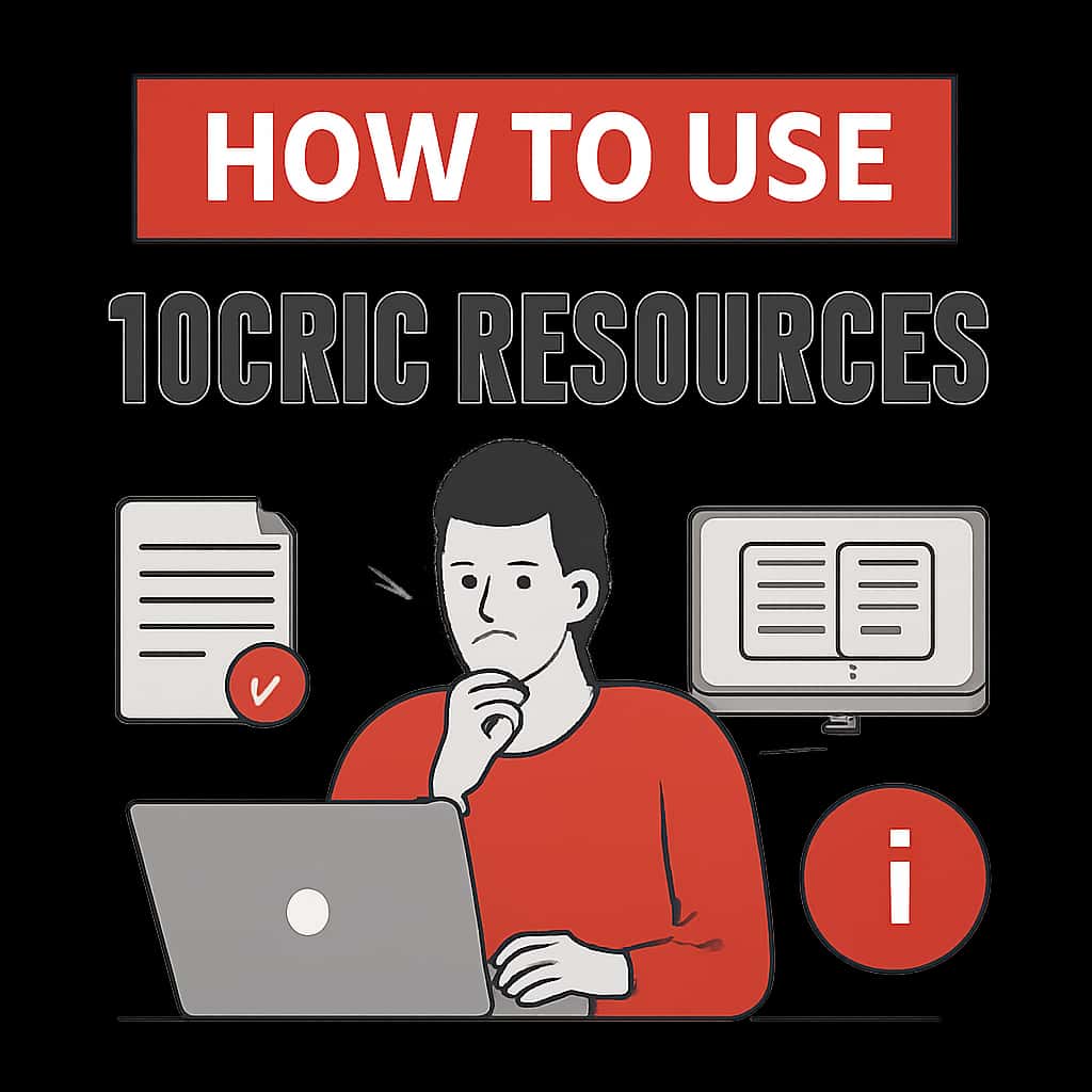 Diagram illustrating the use of 10Cric resources.