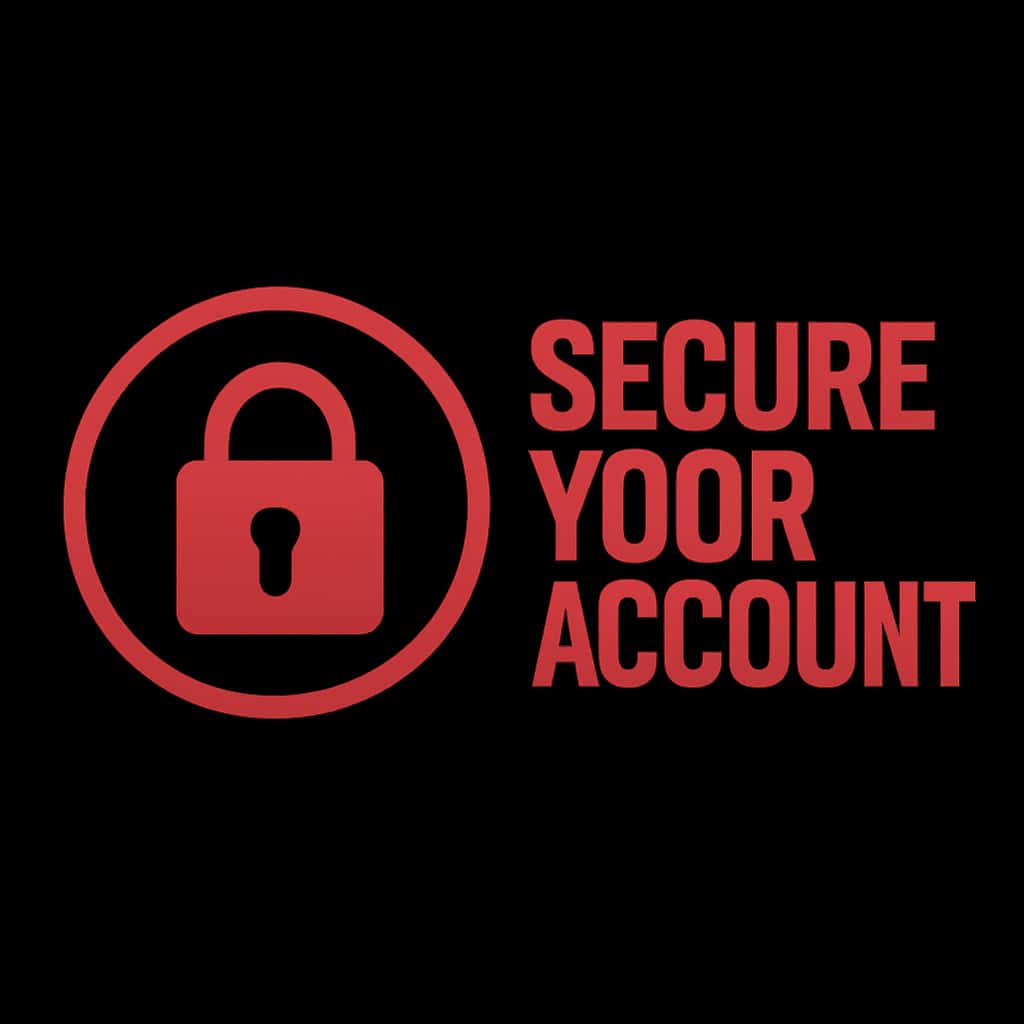 A badge representing 10Cric account security tips.