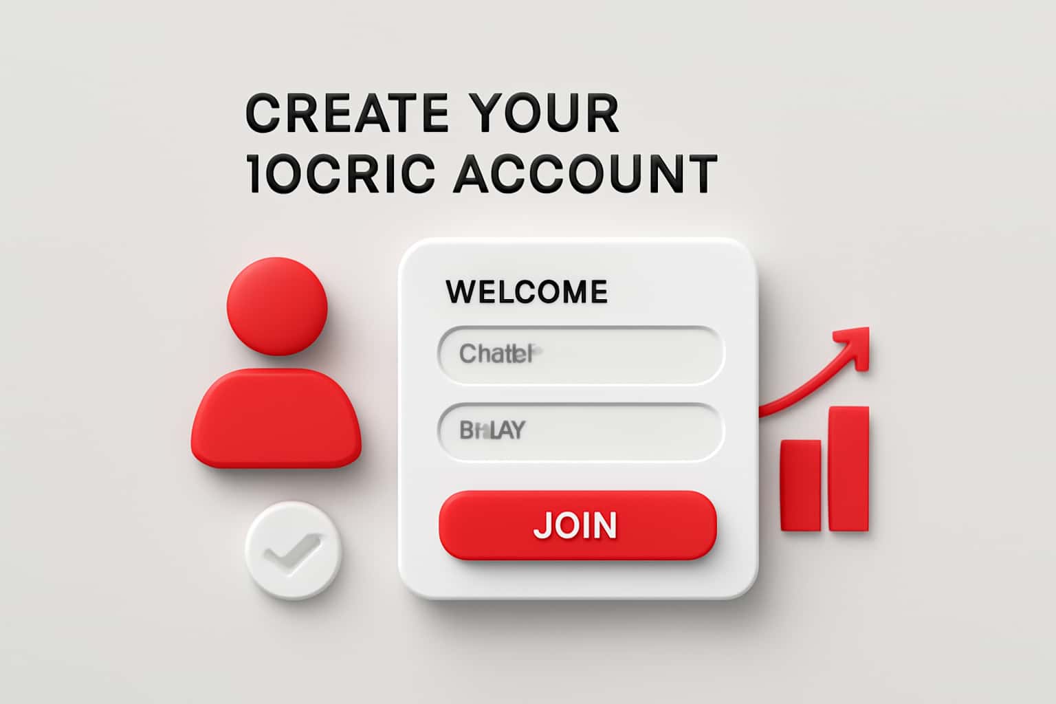 Create Your 10Cric Account Interface